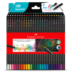 Faber-Castell SuperSoft EcoPencils – 100 Color Set
