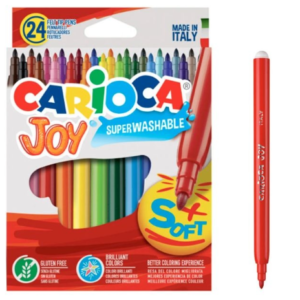 CARIOCA Joy Superwashable Felt-Tip Pens – 24 Pack