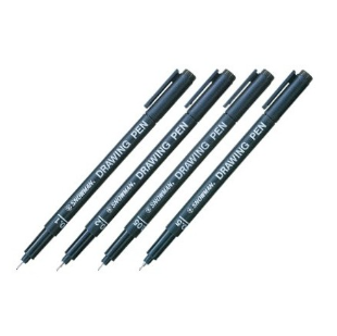 Snowman Professional Drawing Pen Set – Precision Pigment Liners