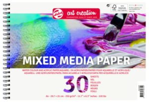 Talens Art Creation Mixed Media Paper Pad – A4 (30 Sheets)