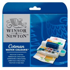 Winsor & Newton Cotman Watercolours – 15 Piece Set