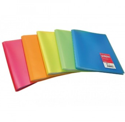 Display Book in translucent colors